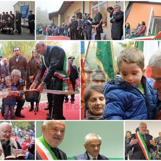 L'inaugurazione della nuova scuola dell'infanzia di Envie
