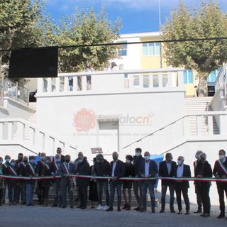 La immagini dell'inaugurazione di stamane