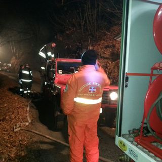 Bagnolo Piemonte: anche negli ultimi giorni di gennaio, Vigili del Fuoco e AIB al lavoro sugli incendi boschivi