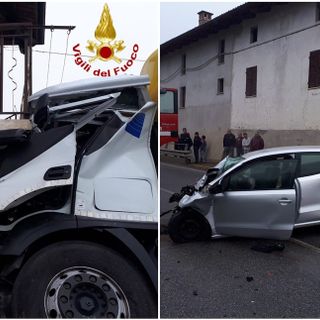 La foto del sinistro La foto del sinistro