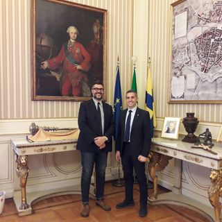 Mauro Calderoni e Federico Pizzarotti Mauro Calderoni e Federico Pizzarotti