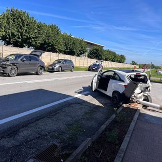 La scena dell'incidente