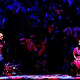 A Savigliano Lella Costa e Marco Baliani in "Human"