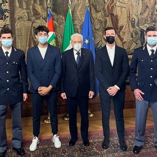 La cerimonia al Quirinale (Foto Facebook Matteo Cavallo)