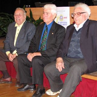 Mario Mentasti con Giovanni Fresia e Alfredo Penna