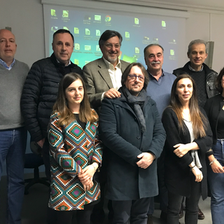 La presentazione dei due progetti nell'aula magna dell'Istituto Comprensivo