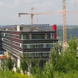 La struttura di Verduno in una foto d'archivio