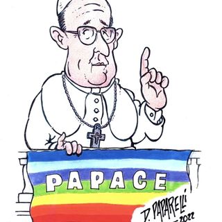 I messaggi di pace del Papa nella vignetta di Danilo Paparelli