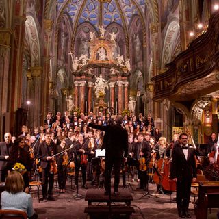 Il gruppo corale de I Polifonici del Marchesato, registi del festival Suoni dal Monviso Il gruppo corale de I Polifonici del Marchesato, registi del festival Suoni dal Monviso