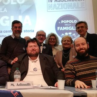 La delegazione cuneese del PdF con Mario Adinolfi