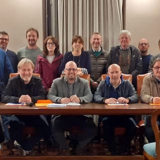 Alcuni sindaci e gli amministratori dei 23 Comuni che beneficiano dei finanziamenti