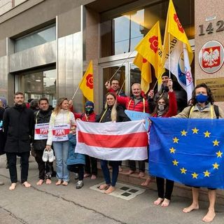 Alcune immagine del sit-in a Torino
