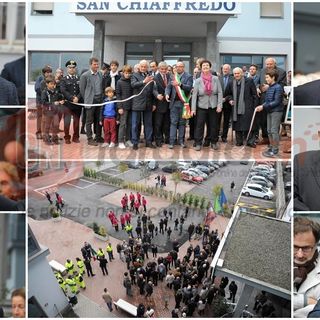 L'inaugurazione del restyling di piazza Carlo Re