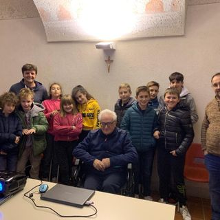 Foto di gruppo per la comunità Palmares