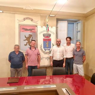 Il presidente Robaldo e il consigliere Danna in visita a Piozzo