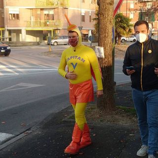 Capitan Ventosa di &quot;Striscia&quot; a Mondovì per un caso di spiacevole... &quot;omonimia&quot;