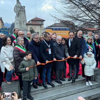 Una delegazione di Area Vasta al varo della linea ferroviaria Savigliano-Saluzzo-Cuneo