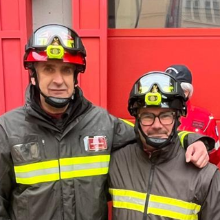 Sergio Dogliani con Pietro Zoccarato