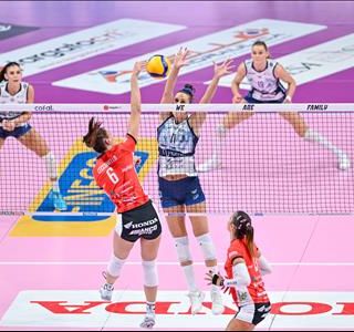 Agnese Cecconello in azione contro Milano (Foto di Danilo Ninotto)