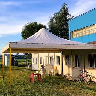 L'area del campo di container di via 25 aprile