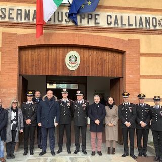 Alcuni momenti della visita del sottosegretario La Pietra nel cuneese