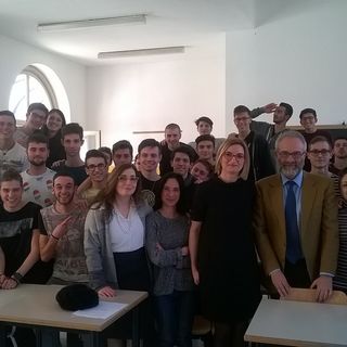 Studenti dell'Arimondi-Eula di Racconigi a lezione con il presidente della sezione civile del Tribunale di Cuneo
