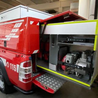 Dronero: per i vigili del fuoco un innovativo modulo di soccorso per gli incidenti stradali