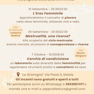 A Gaiola una serie di incontri per parlare di femminilità