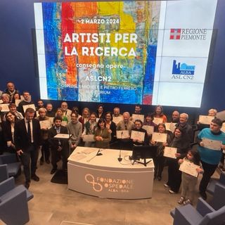 Arte solidale: donate oltre cento opere all’ASL Cn2 per la ricerca e la formazione [FOTO]