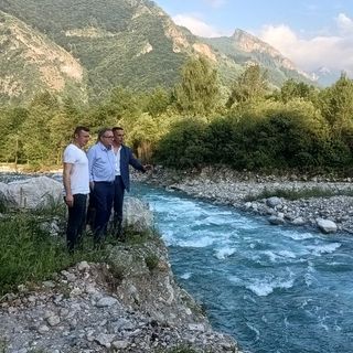 L'assessore regionale Marco Gallo a Valdieri per verificare i danni del maltempo