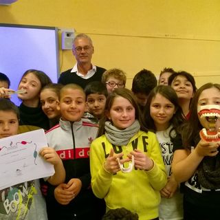 Alcuni bambini che hanno partecipato al corso