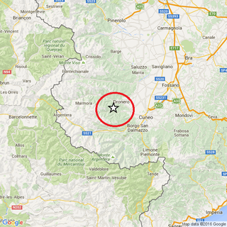 Terremoto all’alba a Monterosso Grana di magnitudo 2