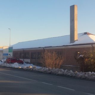 Saluzzo, lo stabilimento Durite, il fabbricato che si affaccia su via Savigliano