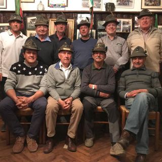 Il Gruppo Ana Manta, in una foto precedente all'emergenza sanitaria Covid 19