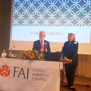 SAluzzo: Marco Piccat, Maria Cattaneo, presidente FAI Piemonte e Valle dìAosta SAluzzo: Marco Piccat, Maria Cattaneo, presidente FAI Piemonte e Valle dìAosta