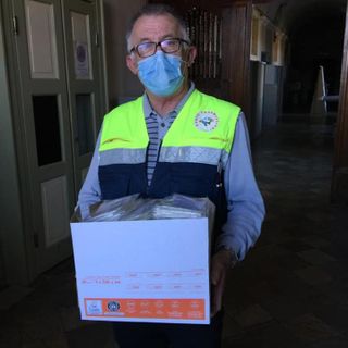 Distribuzione mascherine della Regione