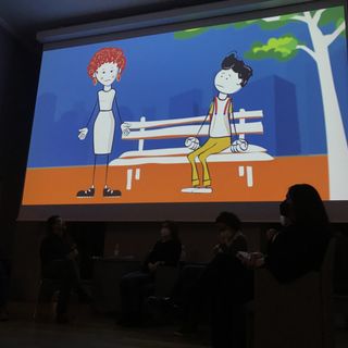 I due personaggi dei video, Zack e Barbara