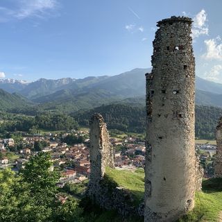 Veduta di Chiusa di Pesio dall'alto Veduta di Chiusa di Pesio dall'alto