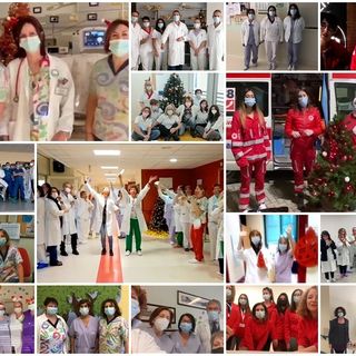 “Dietro le nostre mascherine tanti sorrisi”: Buon Natale dagli operatori sanitari della Granda [VIDEO]