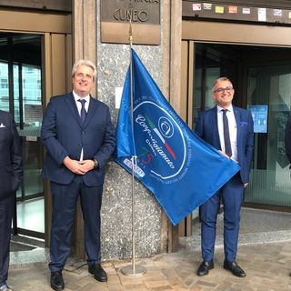 Confartigianato Imprese Cuneo, consegnata anche in Provincia la bandiera celebrativa dei 75 anni (VIDEO)