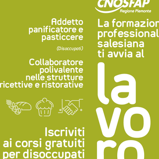 Sono aperte le iscrizioni ai corsi rivolti ai disoccupati maggiorenni. I corsi sono gratuti perché interamente finanziati dalla Regione Piemonte e dal FSE