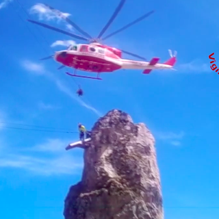 Limone Piemonte, escursionista soccorso sulla via ferrata di "Valletta"