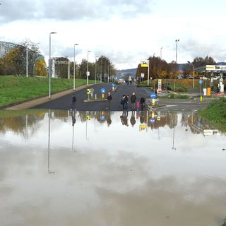 Il sottopassaggio allagato durante le piogge del fine novembre 2016 (Foto Beppe Malò) Il sottopassaggio allagato durante le piogge del fine novembre 2016 (Foto Beppe Malò)