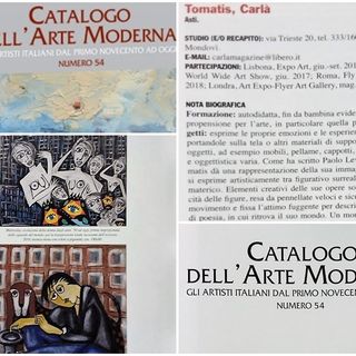 Arte: la monregalese Carlà inserita nel catalogo "Mondadori"