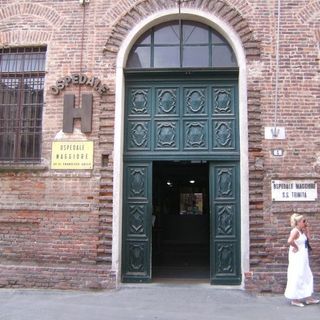 L'ingresso dell'ospedale di Fossano
