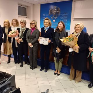 Aurelia Della Torre premiata in Confcommercio a Cuneo con il premio "Eccellenza Donna"