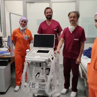 Dalla ditta Egim di Revello un ecografo per l'ospedale di Savigliano