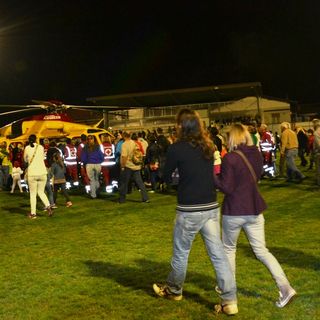 A Busca volo test e atterraggio inaugurale per l'elisoccorso notturno del 118