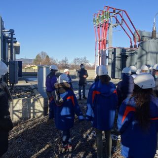 Cuneo, gli studenti dell'Itis in visita presso la cabina di E-distribuzione
