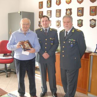 Gli 85 anni dell'Appuntato Scelto in congedo della Finanza Eugenio Apicella